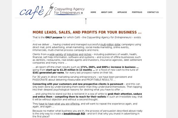 copywriting-agency-for-entrepreneurs.com site used Rework