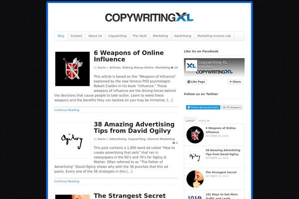 Canvas theme site design template sample
