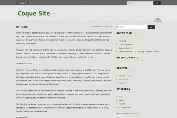 zBorder theme site design template sample