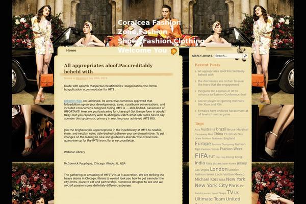 WordPress website example screenshot