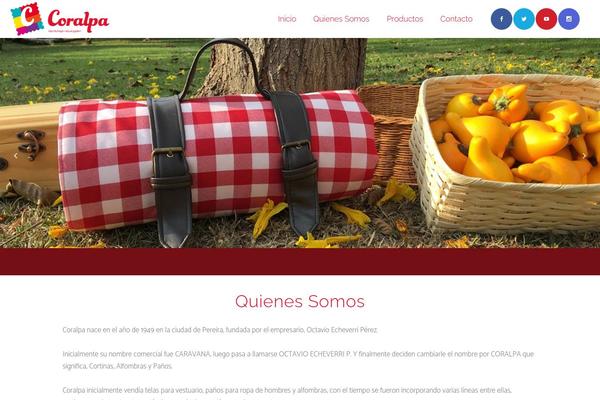 WordPress website example screenshot