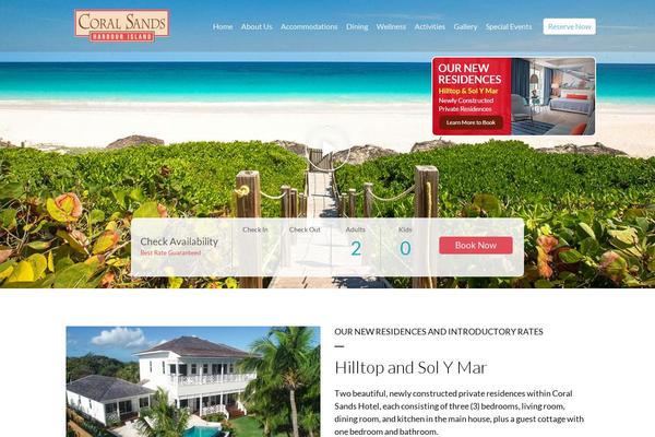 coralsands.com site used Coralsands
