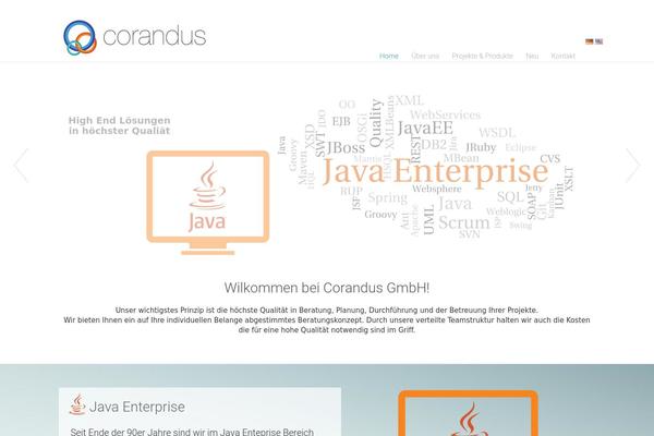 WordPress website example screenshot