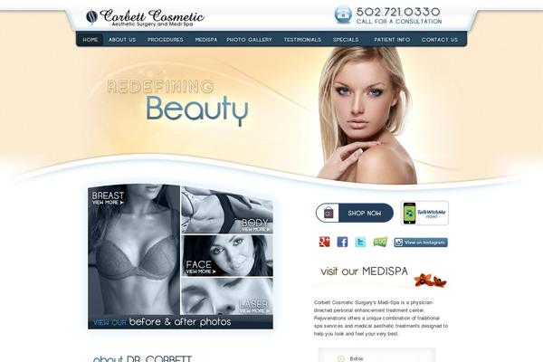 WordPress website example screenshot