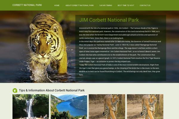 corbettnationalparkindia.in site used Corbett-blog