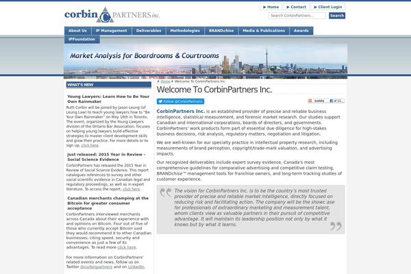 corbinpartners.com site used Corbinpartners