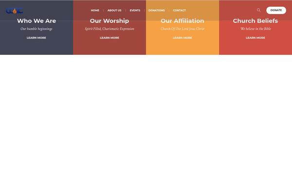 My-religion theme site design template sample