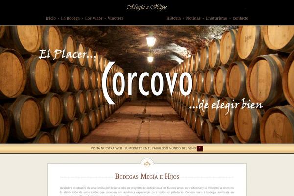 corcovo.com site used Elegantia
