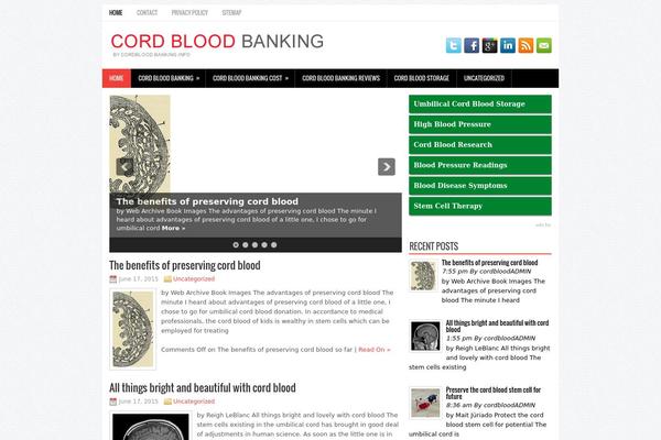cordblood-banking.info site used Newspick