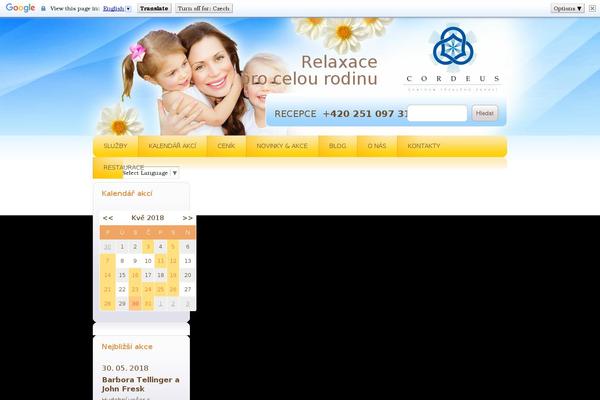 cordeus.cz site used Cordeus