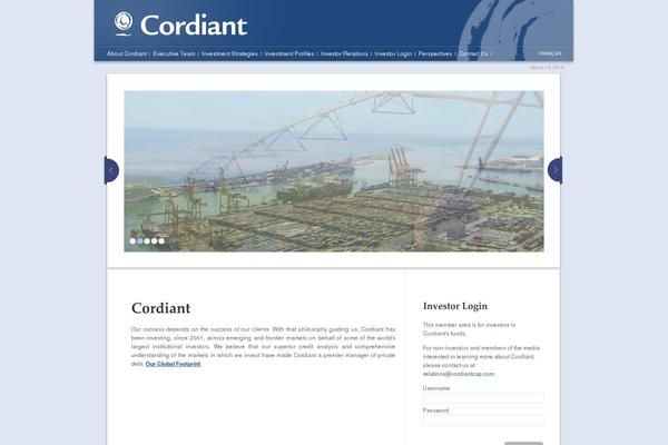 cordiantcap.com site used Cordiant