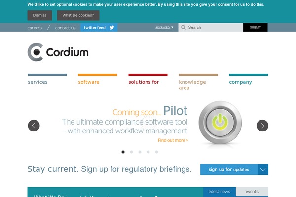 cordium.com site used Cordium