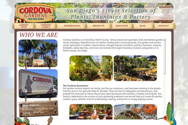 cordovagardens.com site used Cordova_garden