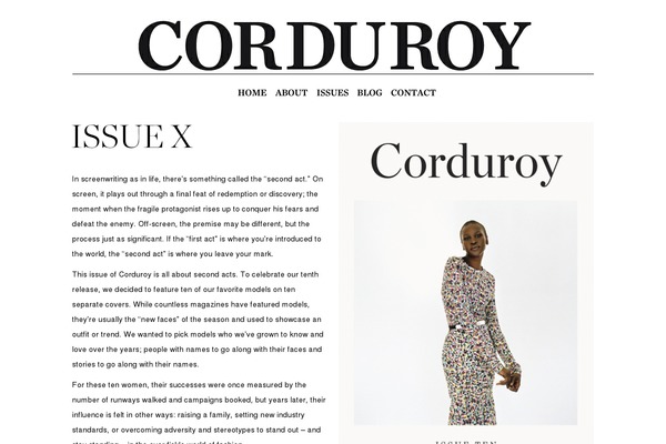 corduroymag.com site used Corduroy-theme-v2
