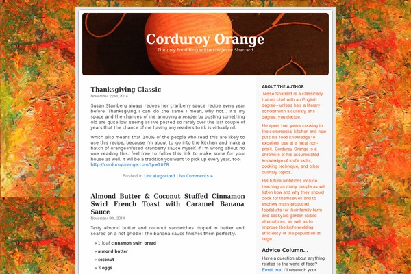 Default theme site design template sample