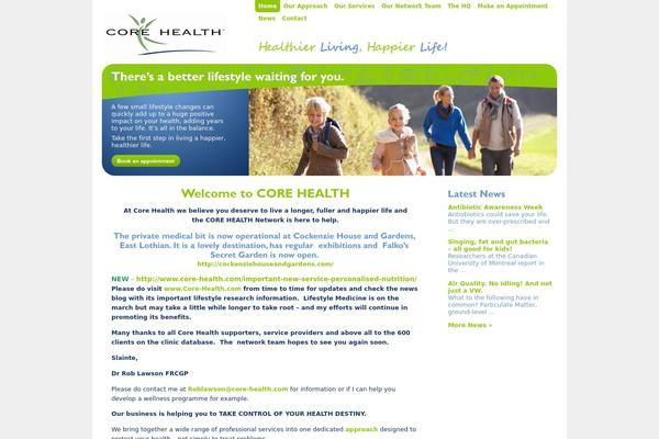 core-health.com site used Corehealth