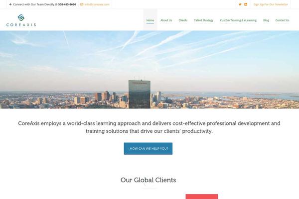 WordPress website example screenshot