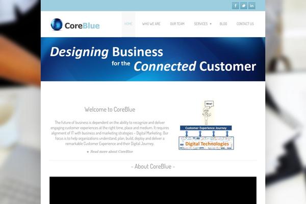 coreblue.com site used Simplecorp