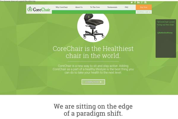 corechair.ca site used Corechair