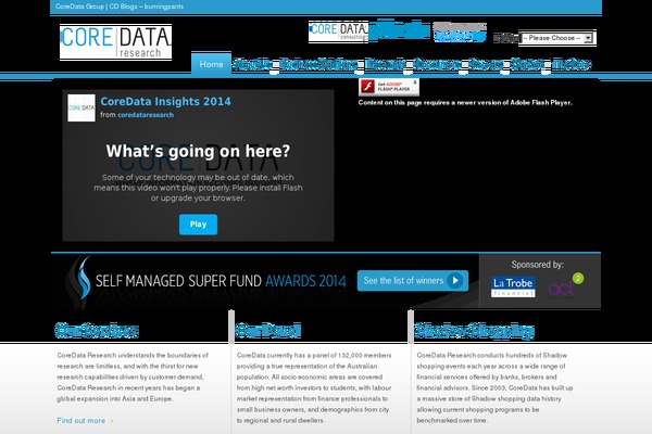 coredata.com.au site used Coredata