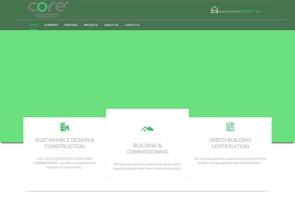 WordPress website example screenshot
