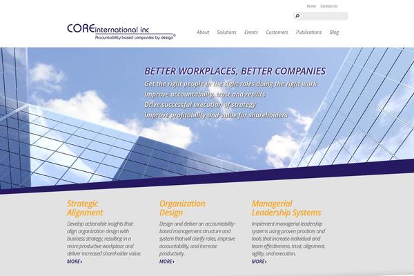 coreinternational.com site used Core2014