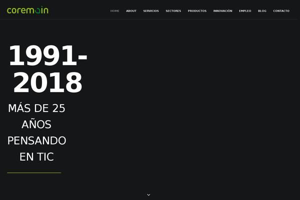 WordPress website example screenshot