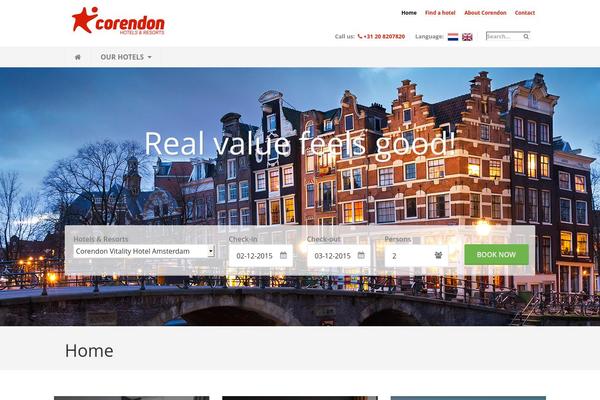 corendonhotels theme websites examples