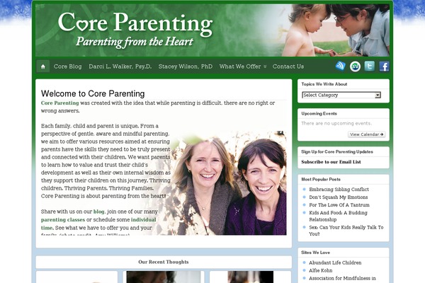 WordPress website example screenshot