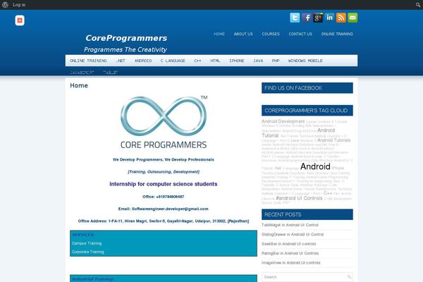 coreprogrammers.com site used proEducation