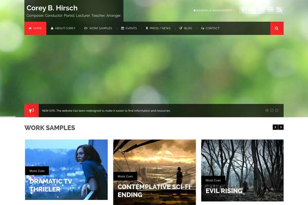 EFFEKTIVE theme site design template sample