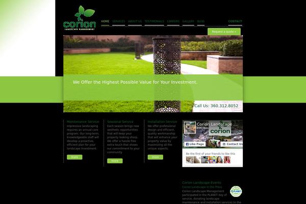 corionlandscape.com site used Clma