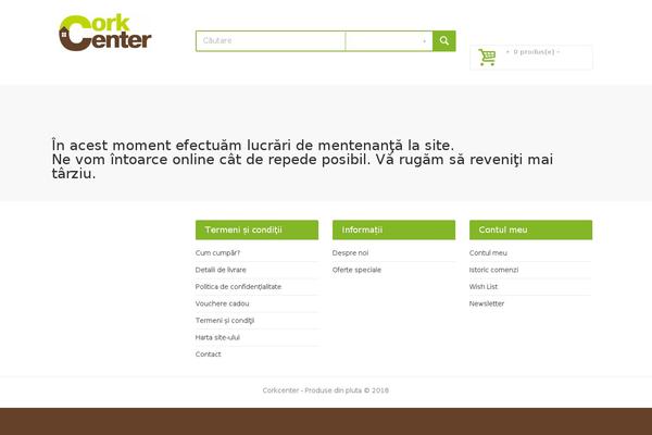 corkcenter.ro site used Cwebdesign.ro