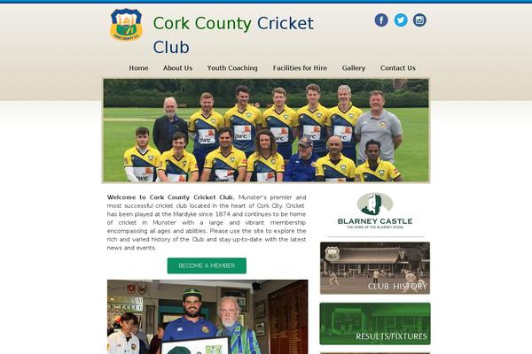 corkcountycricketclub.com site used Cricket