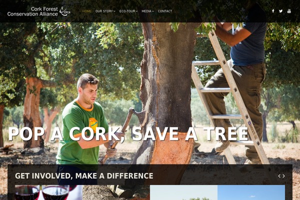 corkforest.org site used Corkforest