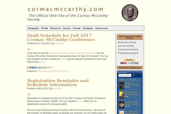 cormacmccarthy.com site used Php-ease-child