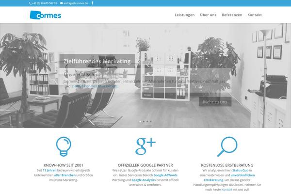 WordPress website example screenshot