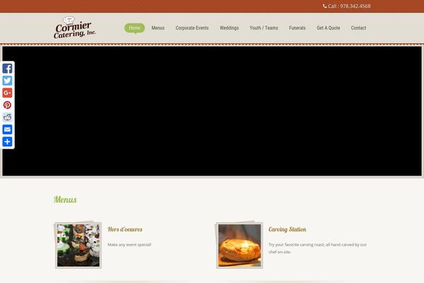 cormiercatering.com site used Dt-bella