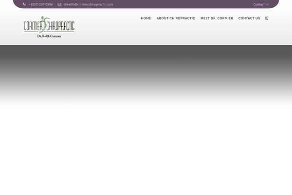 Chiropractor theme site design template sample