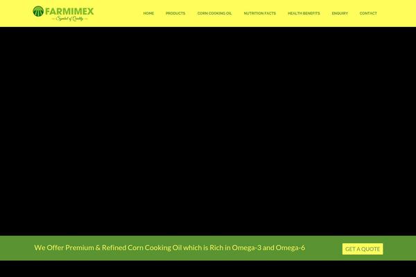 corncookingoil.com site used Farmimex