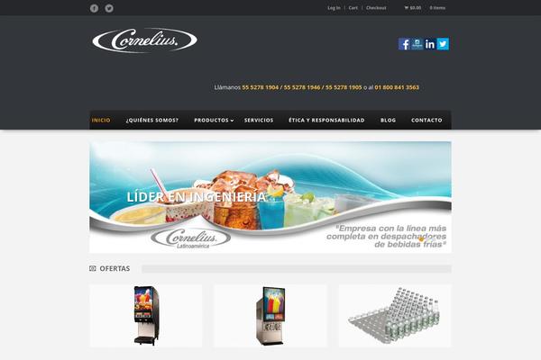 Icarostore theme site design template sample