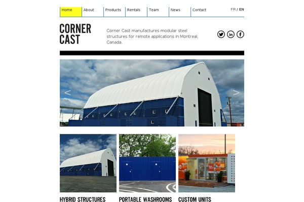 corner-cast.com site used Impressiontheme