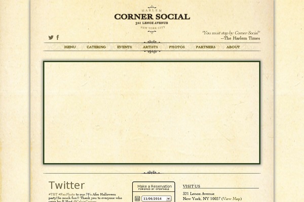 cornersocialnyc.com site used Cornersocial