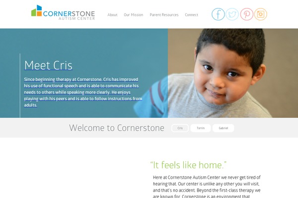 cornerstoneautismcenter.com site used Cornerstonecenter1.0