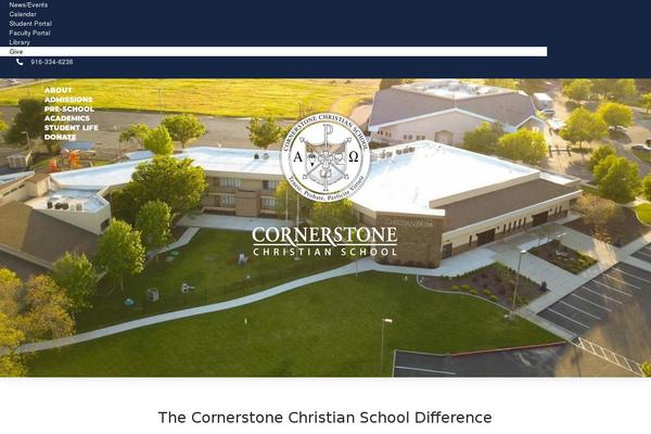 cornerstonechristian.org site used Ccs