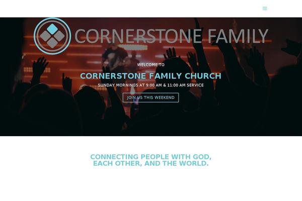 Churchope theme site design template sample