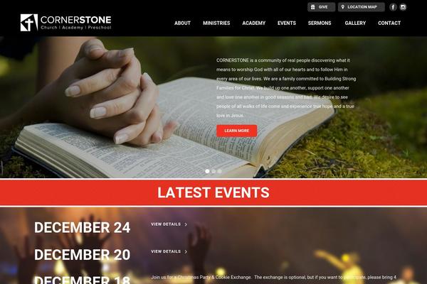 WordPress website example screenshot