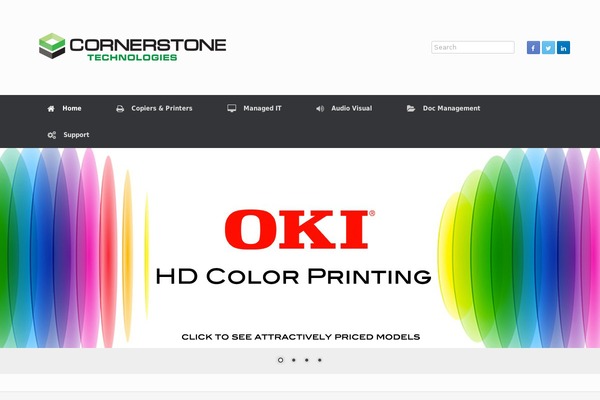 Vantage theme site design template sample