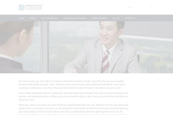 Broker theme site design template sample