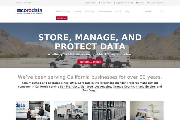 corodata.com site used Corodata-2